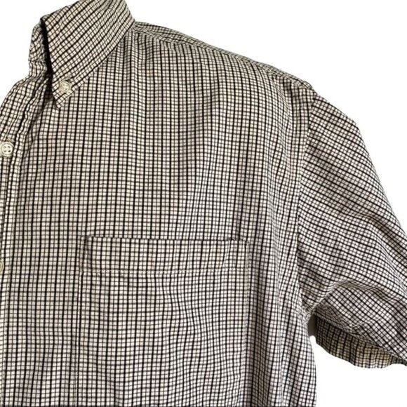 Bogari Short Sleeve Button Down Cotton  Shirt Large - Picture 3 of 6